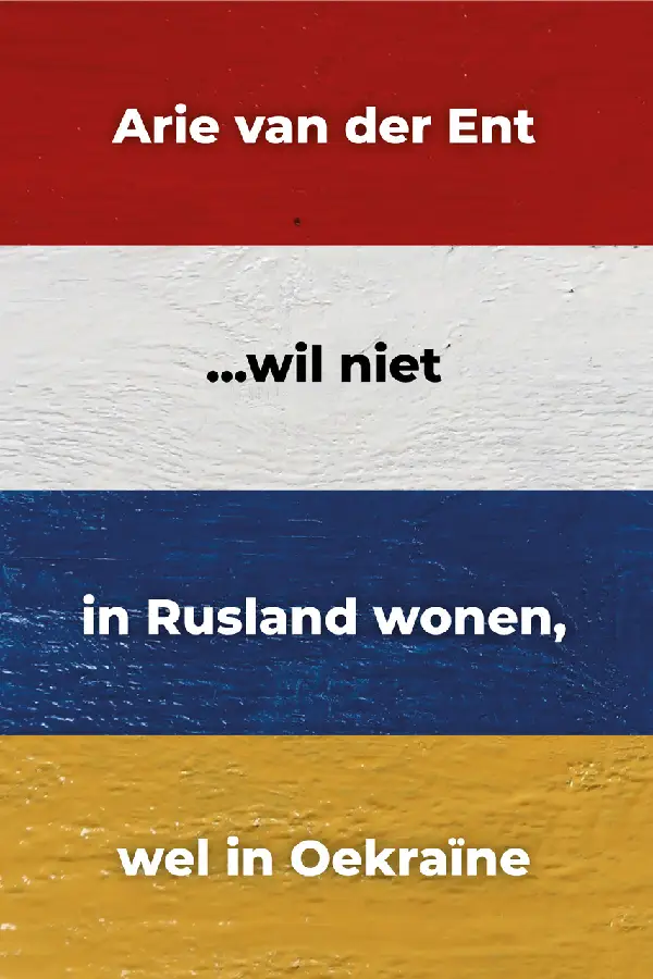 ...wil niet in Rusland wonen, wel in Oekraïne