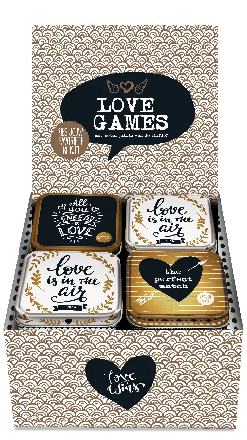 Display Love games - 2 x 6 ex