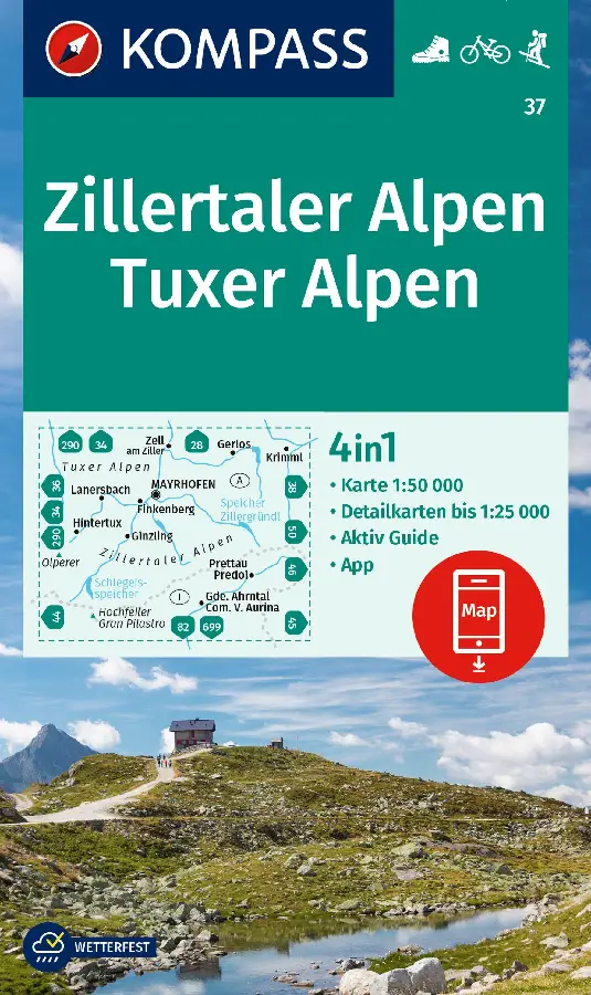 Kompass WK37 Zillertaler Alpen