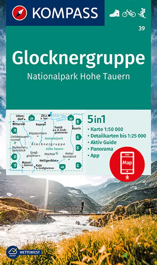 Kompass WK39 Glocknergruppe, Nationalpark Hohe Tauern