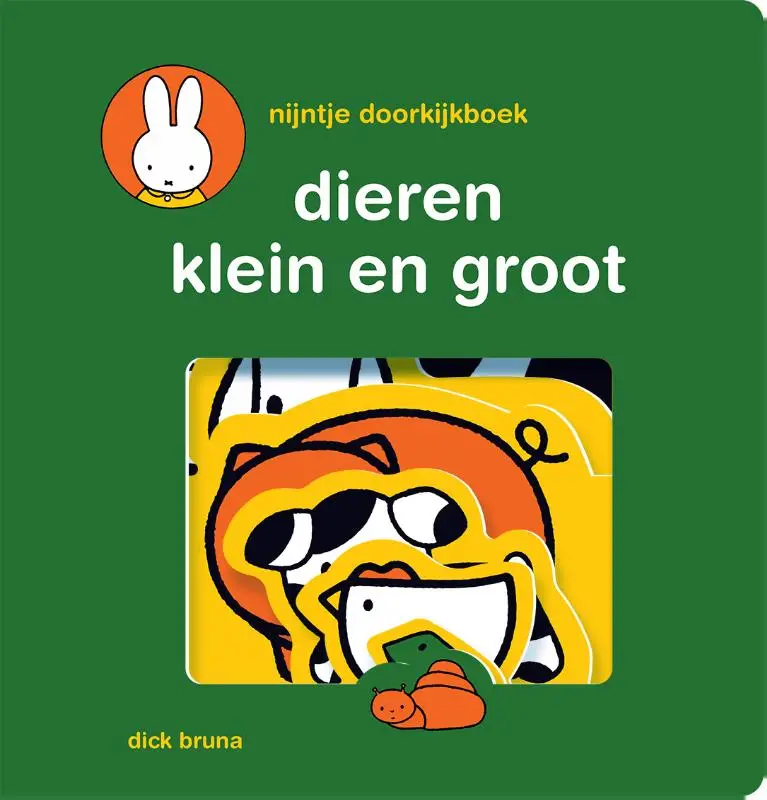 nijntje doorkijkboek, dieren klein en groot