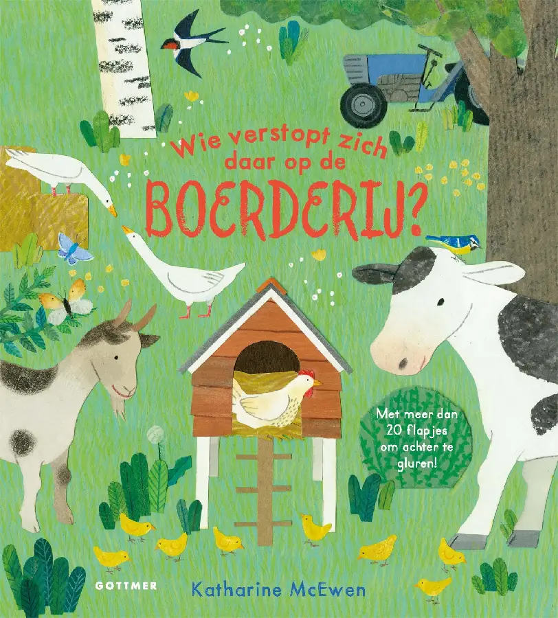 Wie verstopt zich daar op de boerderij?
