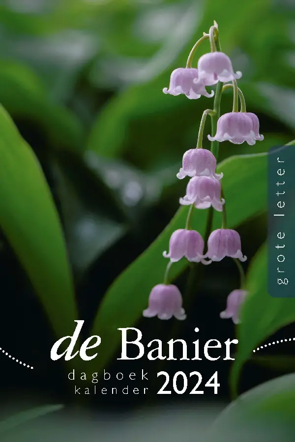 De Banier dagboekkalender 2024 - Grote letter
