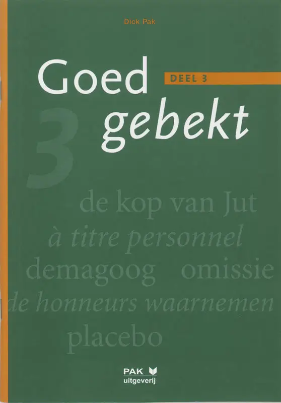 3 / Goed gebekt / Leerlingenboek