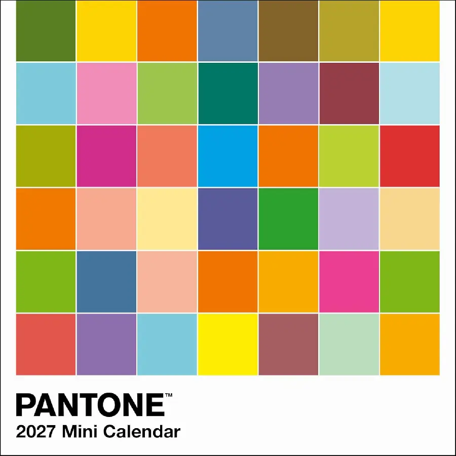 Pantone Mini Wall Calendar 2027