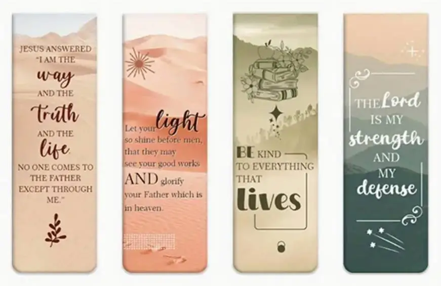 Magnetic Bookmarks (4) Let your light