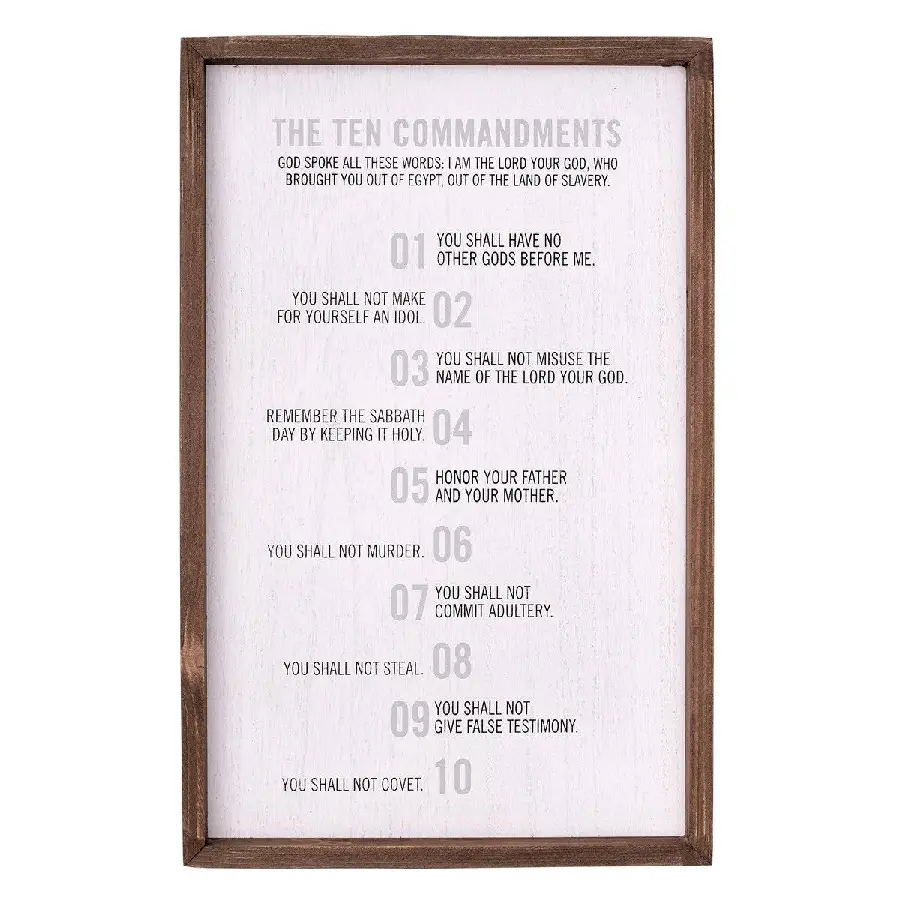 Ten commandments