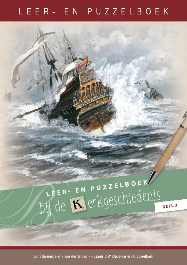 Leer- en puzzelboek bij de kerkgeschiede