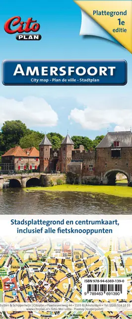 Citoplan stadsplattegrond Amersfoort