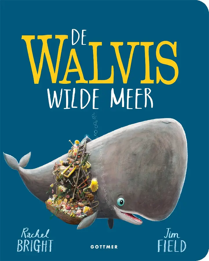 De walvis wilde meer KARTONBOEKJE