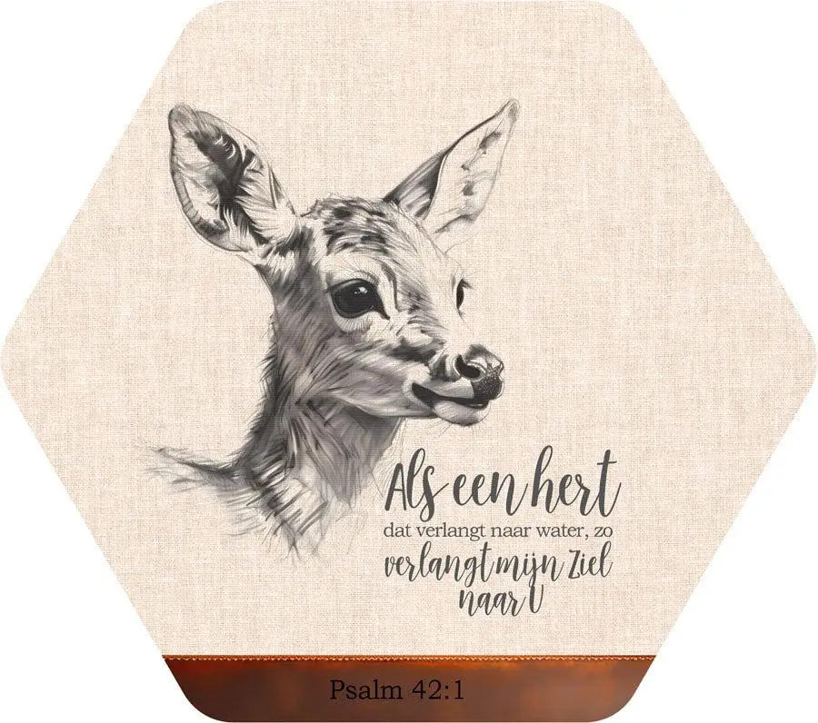 Bord Als een hert Psalm 42