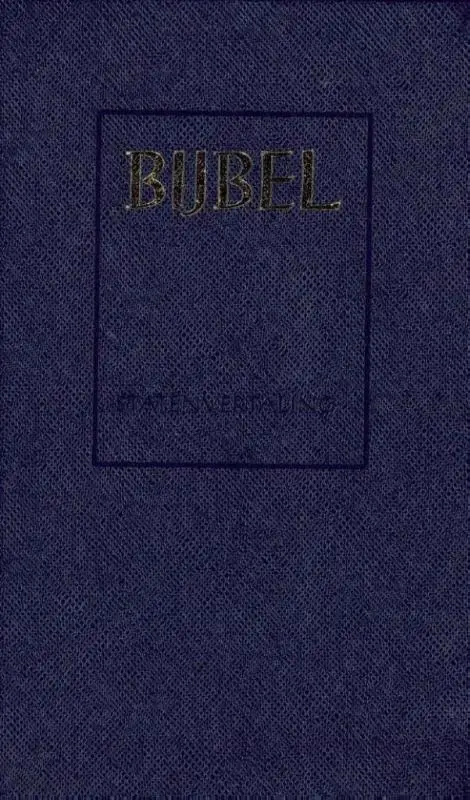 Schoolbijbel sv blauw harde band witsnee