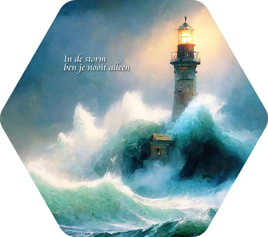 Bord In de storm ben je nooit alleen