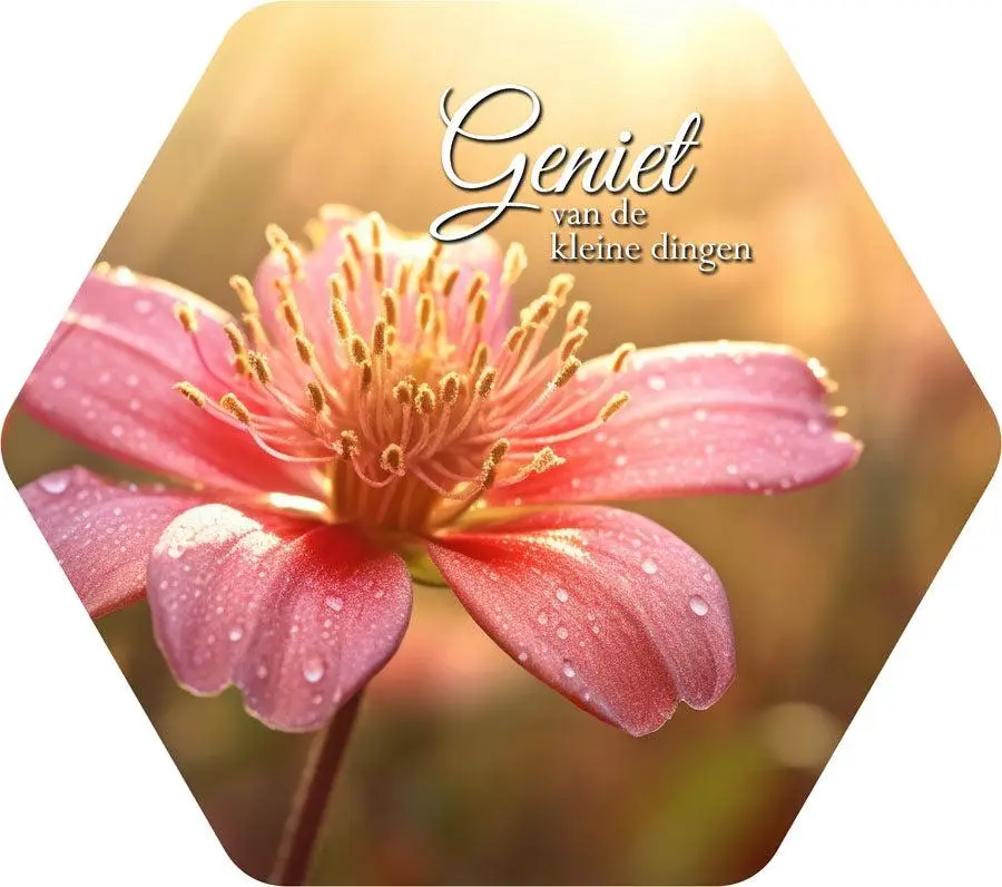 Bord Geniet van de kleine dingen