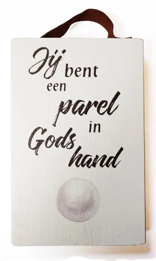 Parel in Gods hand