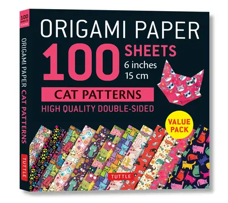 Origami Paper 100 sheets Cat Patterns 6' (15 cm)