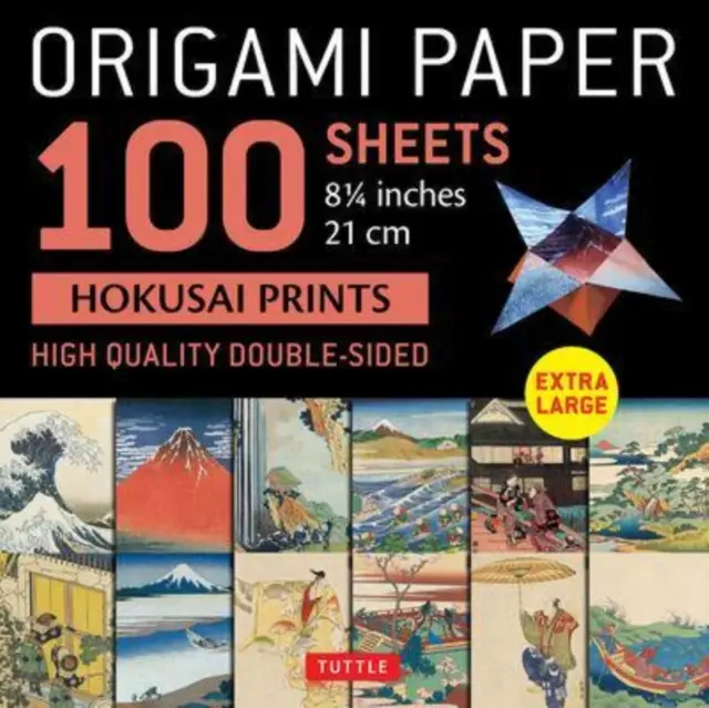 Origami Paper 100 sheets Hokusai Prints 8 1/4' (21 cm)