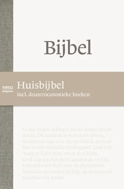 Huisbijbel NBV21 incl. Deut. boeken