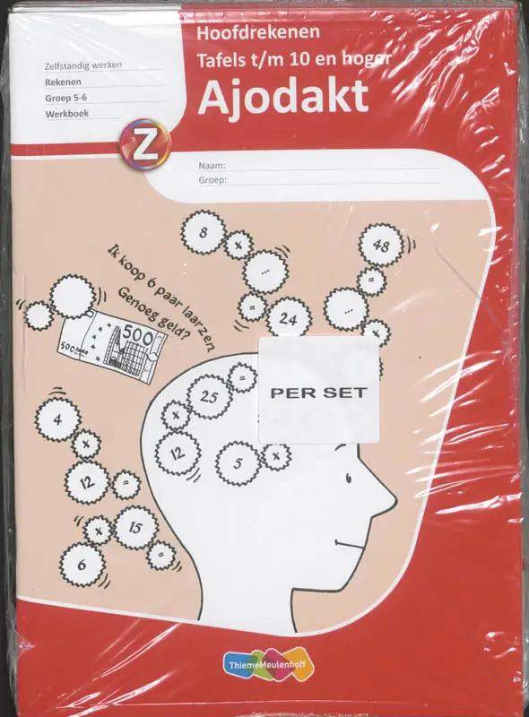Gr 5-6 / Ajodakt Hoofdrekenen Tafels t/m 10 en hoger 5ex / Werkboek