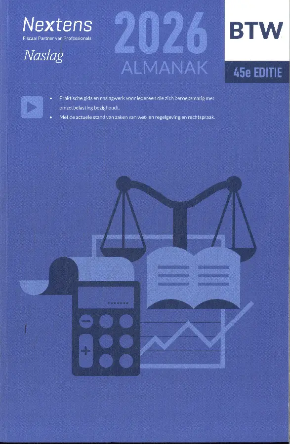 Nextens BTW Almanak / 2026