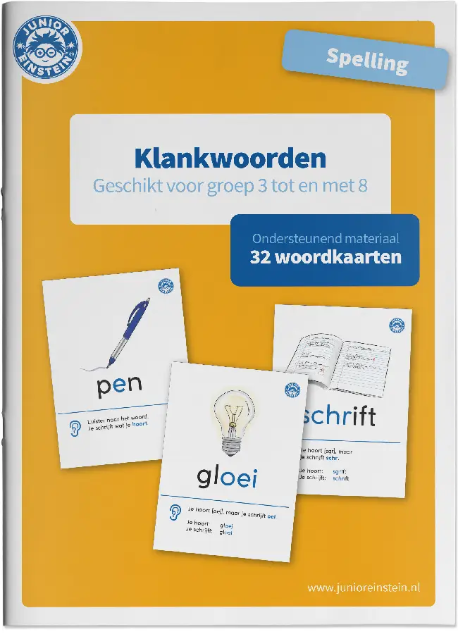 Spelling / Klankwoorden voor groep 3 tot en met 8