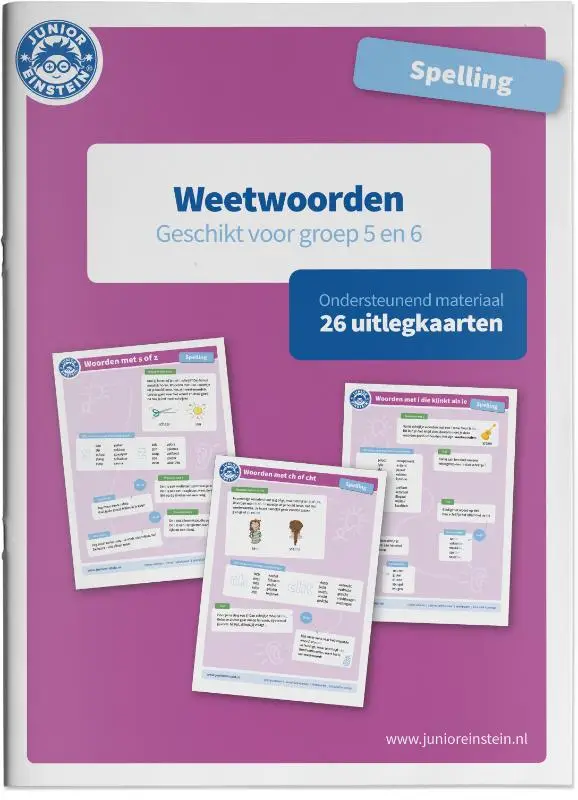 Spelling / Weetwoorden geschikt voor groep 5 en 6