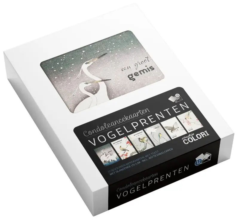 Condoleancekaarten Vogelprenten