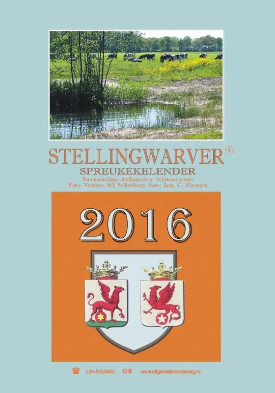 Stellingwarver spreukekelender / 2016