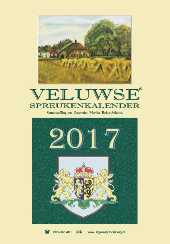 Veluwse spreukenkalender / 2017