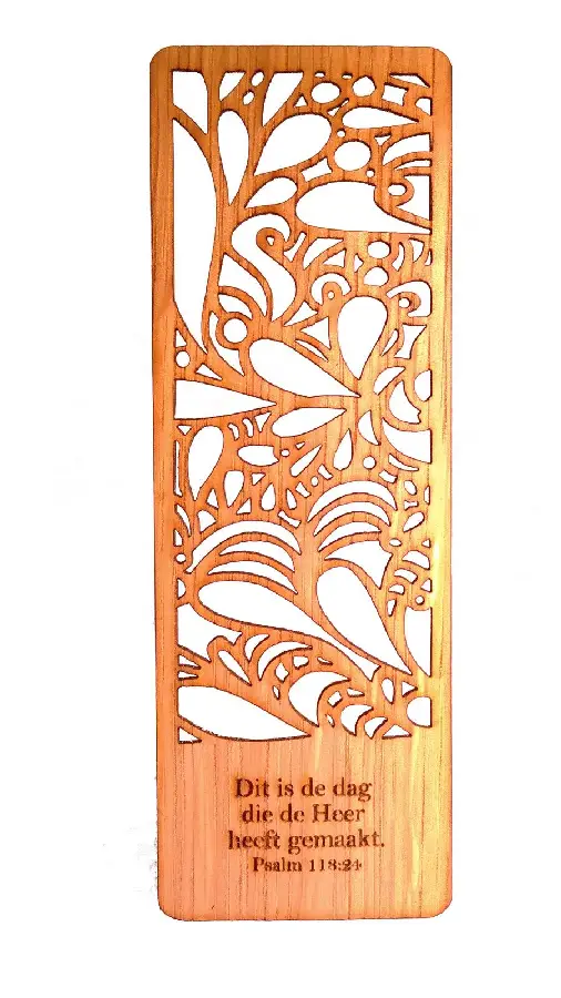 Eiken boekenlegger 5 x 15 cm