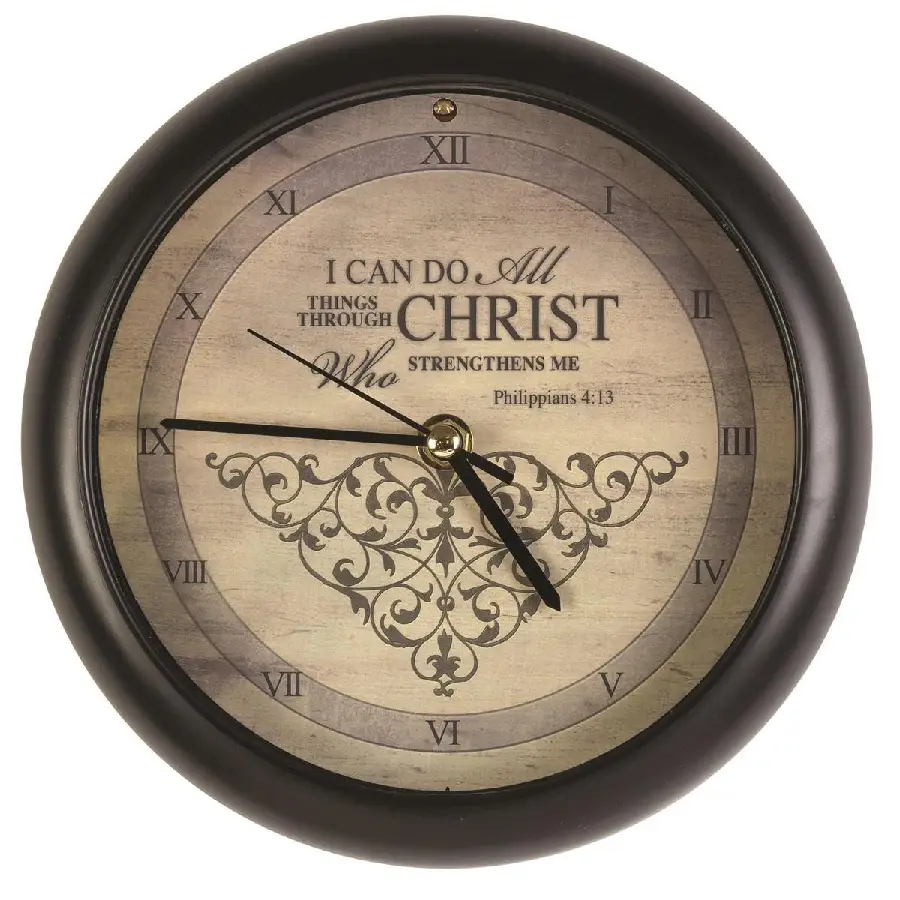 Musical Wall Clock 20cm I can do all thi