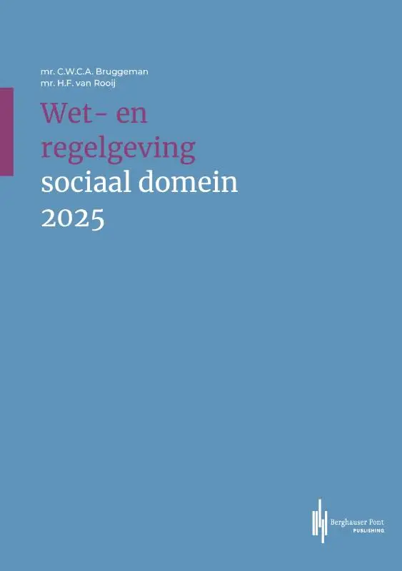 Wet- en regelgeving sociaal domein 2025
