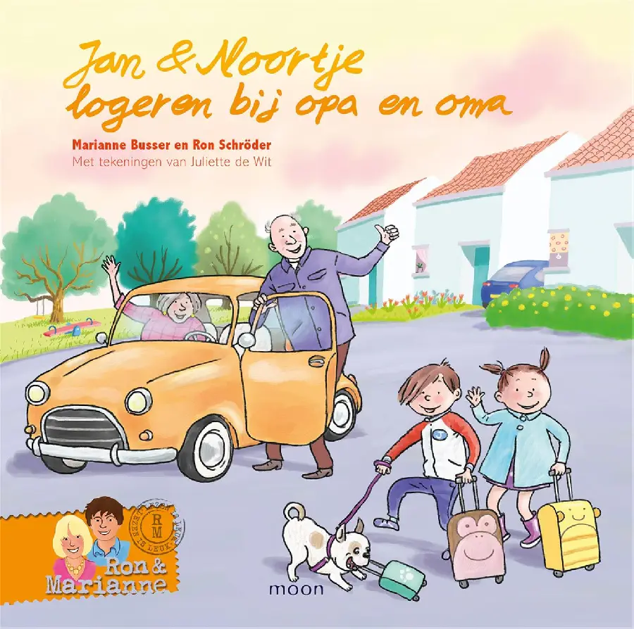 Jan & Noortje logeren bij opa en oma