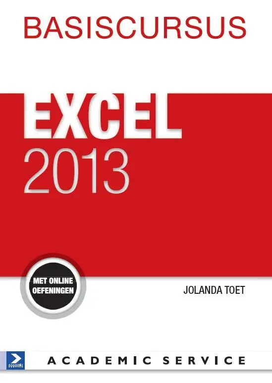 Basiscursus Excel 2013